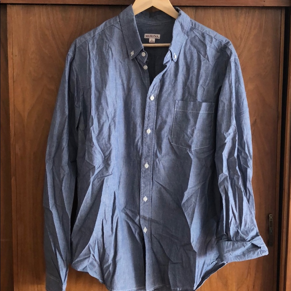 Merona XL button up shirt